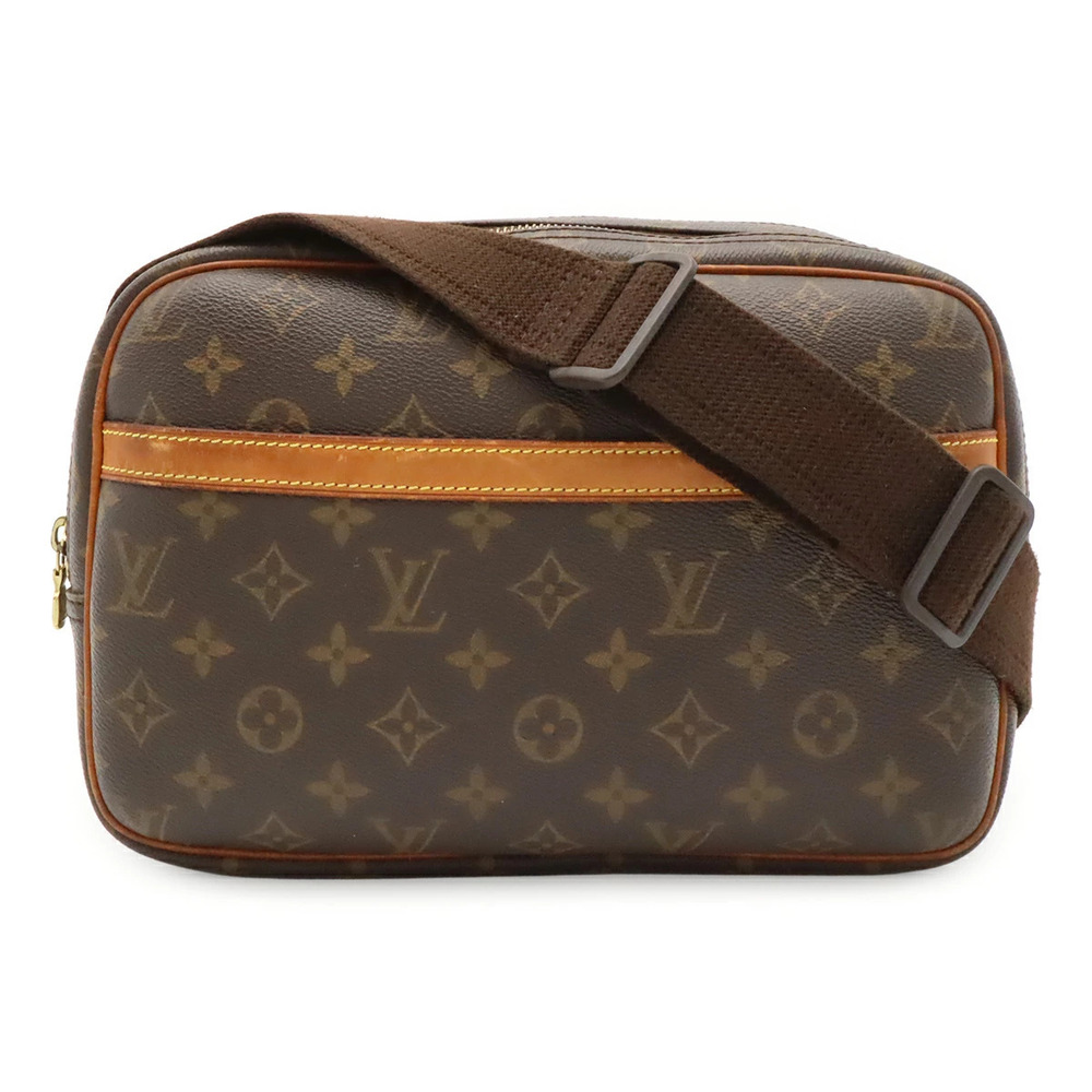 LOUIS VUITTON Monogram Reporter Shoulder Bag Crossbody